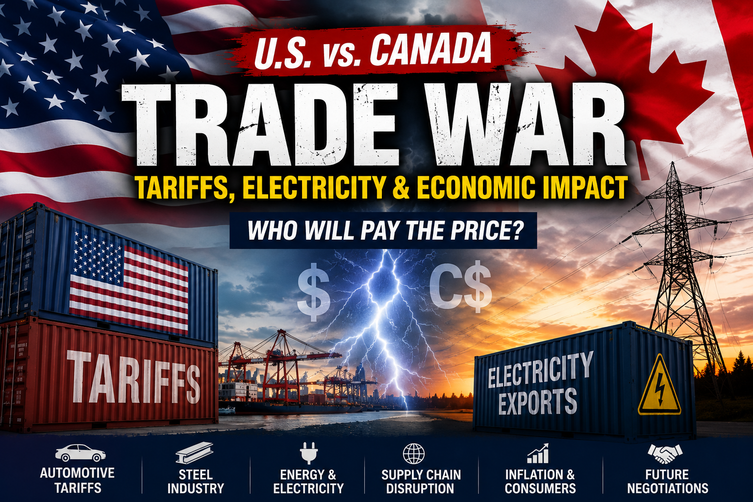 U.S. vs Canada Trade War: Tariffs, Electricity & Economic Impact